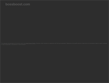 Tablet Screenshot of bossboost.com